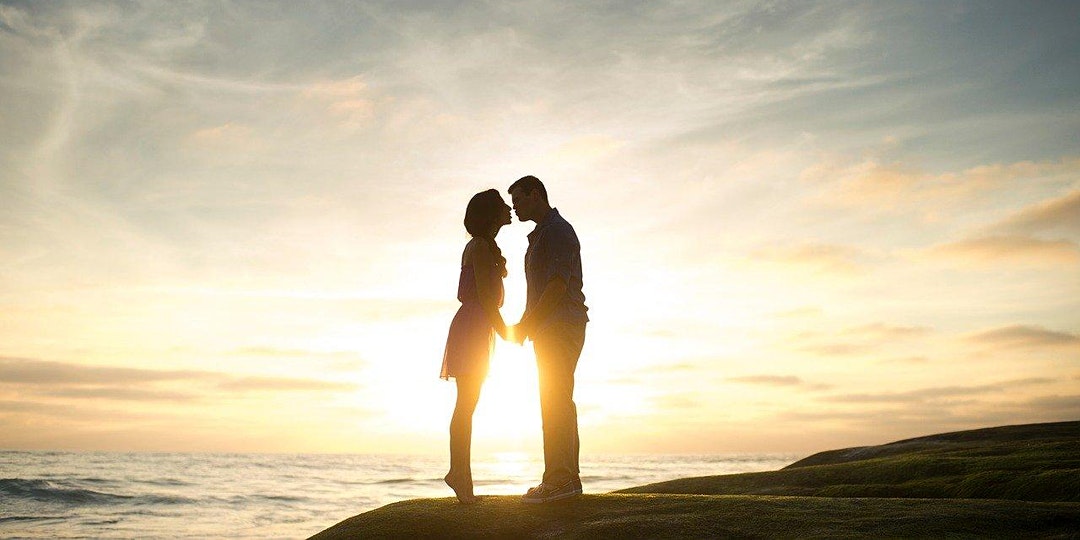 Two people hugging